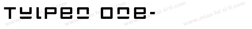 Tulpen One字体转换